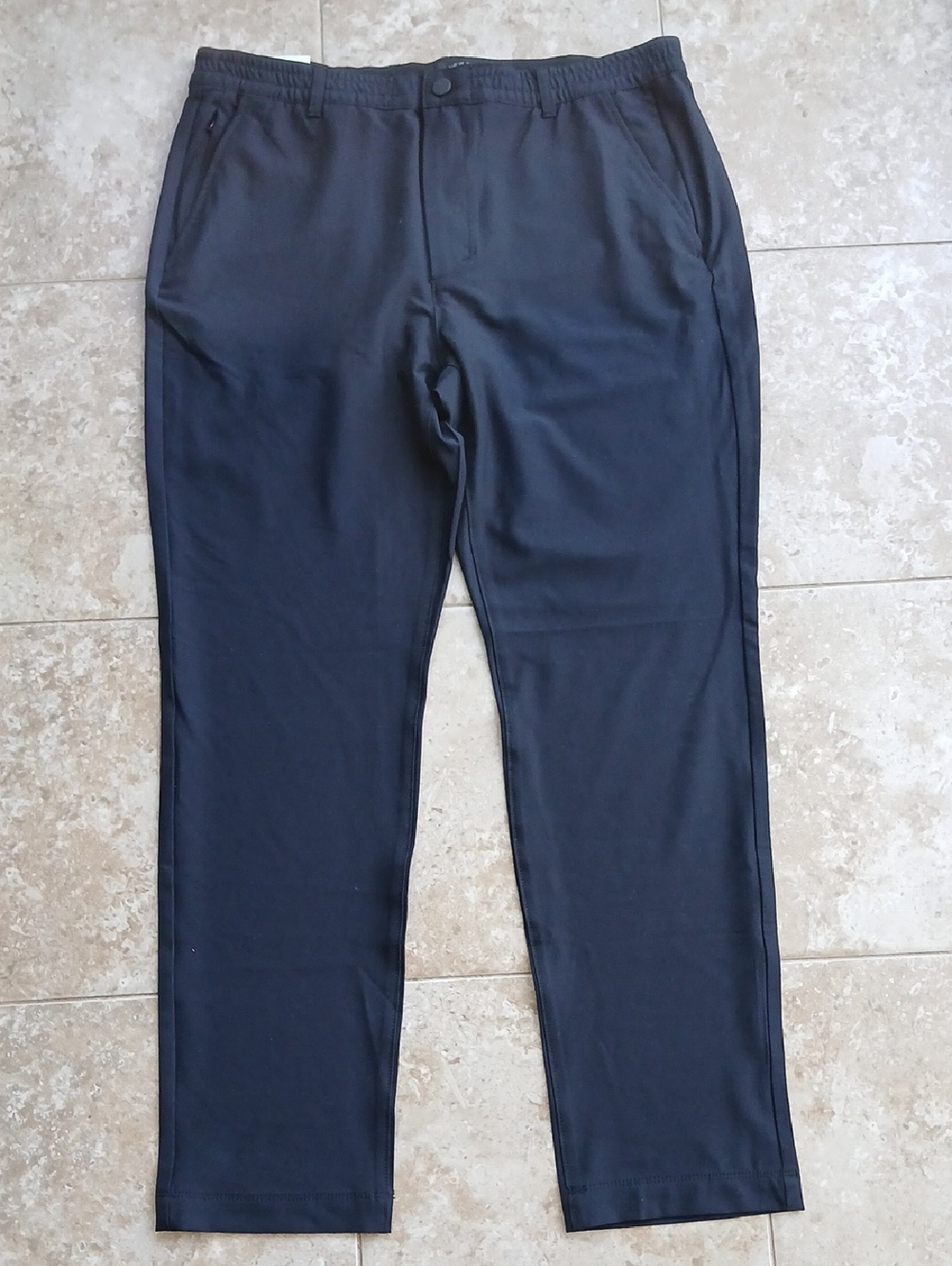 Marc New York Men's 38 X 32 Black Athleisure Pant NWT